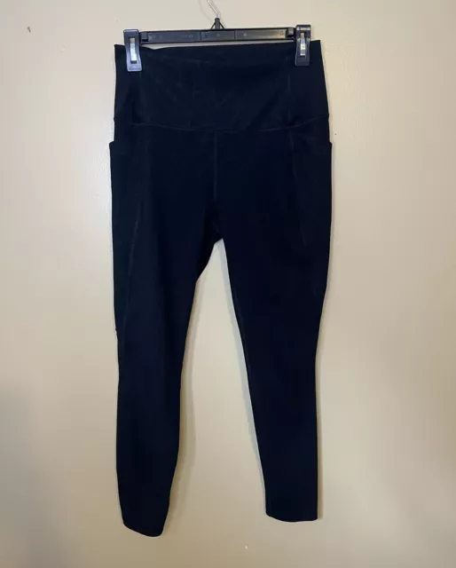 WOMENS SPYDER ACTIVE leggings small black pants high rise waist compression  euc £18.76 - PicClick UK
