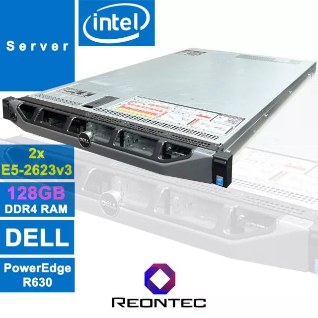 Serveur Dell PowerEdge R630 2x Intel Xeon E5-2623V3 128GB RAM DDR4