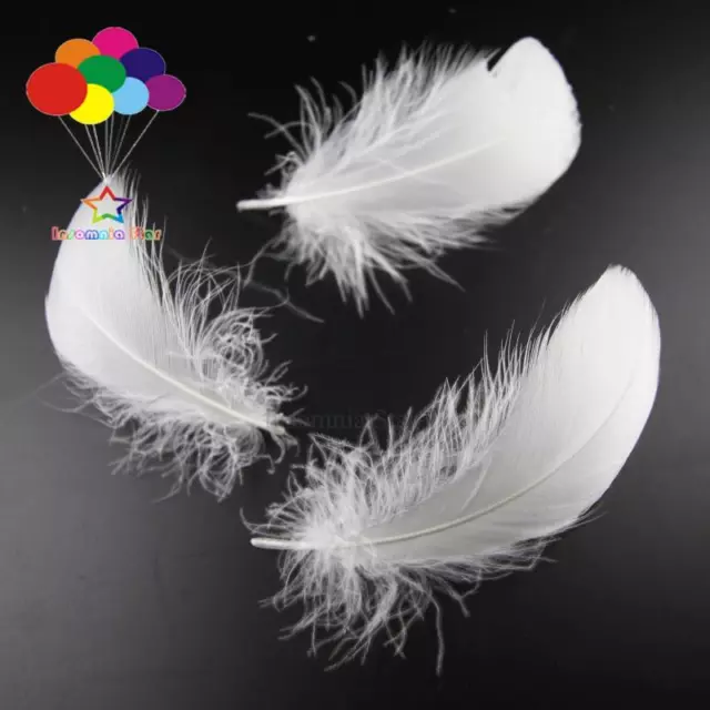 White Diy 100 Pcs/Lots Goose feather 4-7cm 1-2 Inch Stage Props Dream Catcher