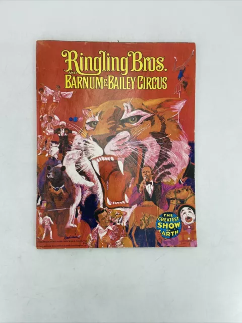 Ringling Bros & Barnum & Bailey Circus 1974 104th Edition Souvenir Prog. Poster