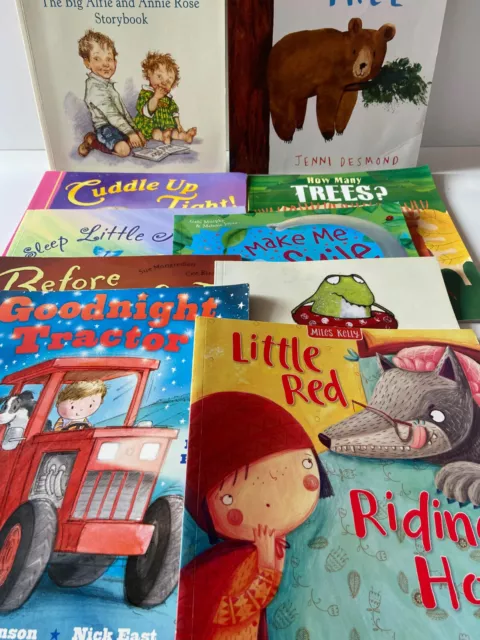 Large Childrens Bedtime Story Picture Book Bundle x10