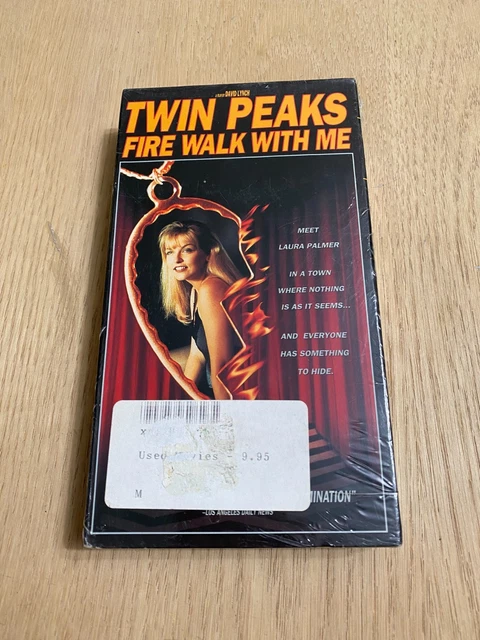 TWIN PEAKS FIRE Walk With Me VHS 1992 Movie David Lynch RESEALED Rental ...