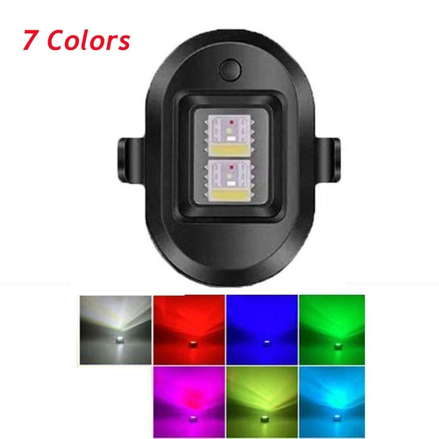 Drone Noir Clair Clignotant Feux Vol Garantie Ning Modifié Rechargeable