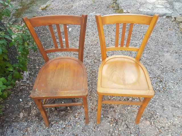 Paire de chaises bistrot 1920-1930 - no Thonet fischel baumann