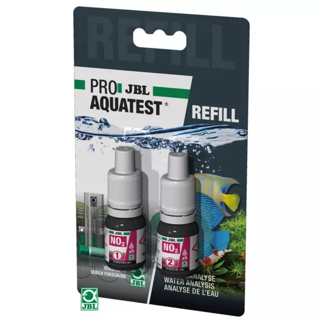 JBL Proaquatest NO2 Nitrite Recharge, Aquarien-Wassertest, Neuf,