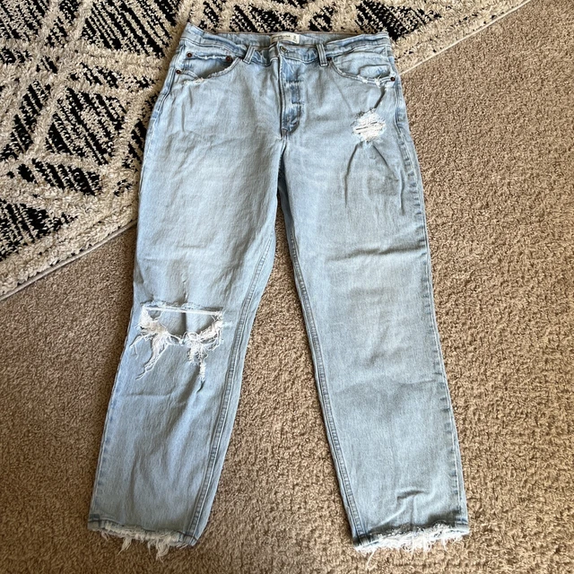 Abercrombie & Fitch The Mom High Rise Jeans Size 14R