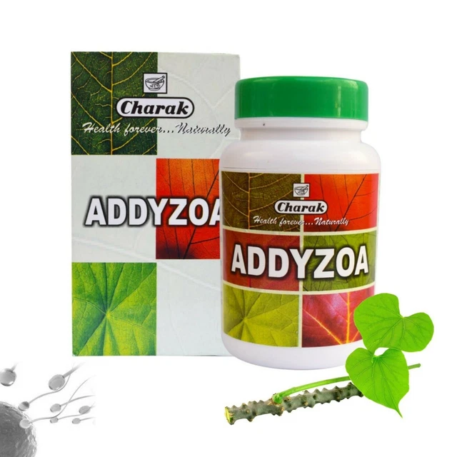 Charak Addyzoa 100 comprimidos para aumentar el recuento de espermatozoides...