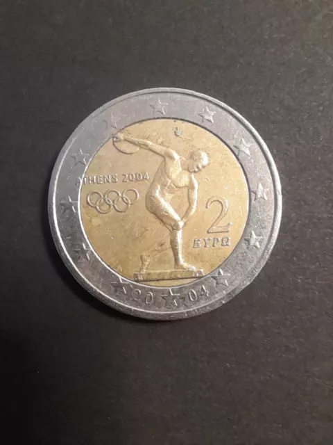 2 Euro Münze 2004 Griechenland ( Athen)  Fehlprägungen selten