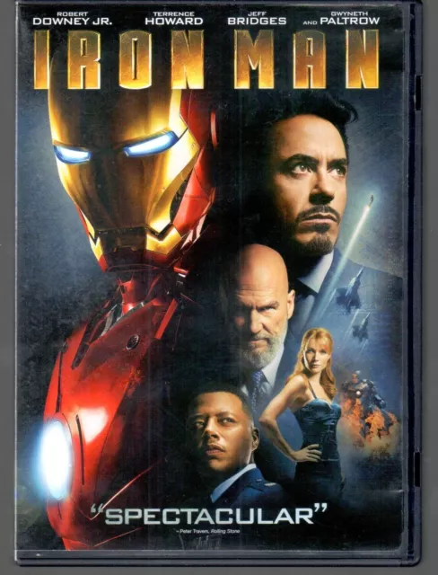 Iron Man DVD 2008 Widescreen Robert Downey Jr Gwyneth Paltrow Best Deal L@@K !!