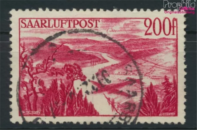 Briefmarken Saarland 1948 Mi 254 gestempelt Luftfahrt(9108992