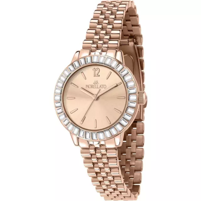 Reloj de Mujer MORELLATO MAGIA R0153165532 Acero Gold Rose Swarovski