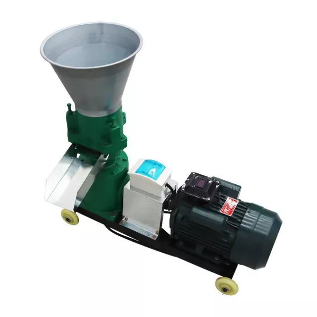 Easy Operate Feed Pellet Mill Machine Zoo Farm Pelletizer 2MM 220V 200KG/h New