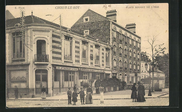CPA Choisy-le-Roi, Place Rouget de l´Isle 1904