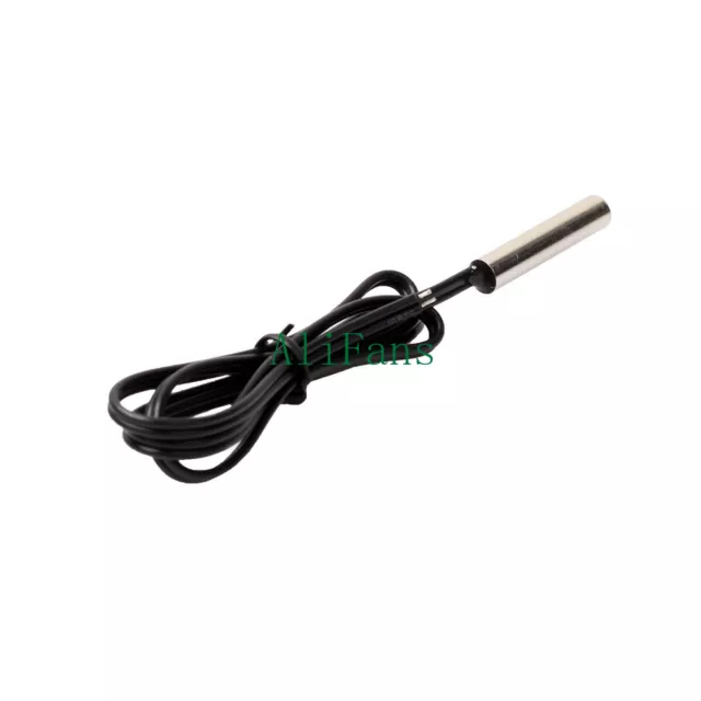 NTC 3435 10K Ohm 1% Thermistor Temperature Sensor Cylinder Probe 1M Wire