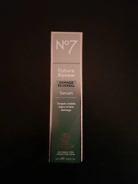 BNIB No7 Future Renew Damage Reversal Serum 50ml LARGE| Anti-Aging RRP:£42.95