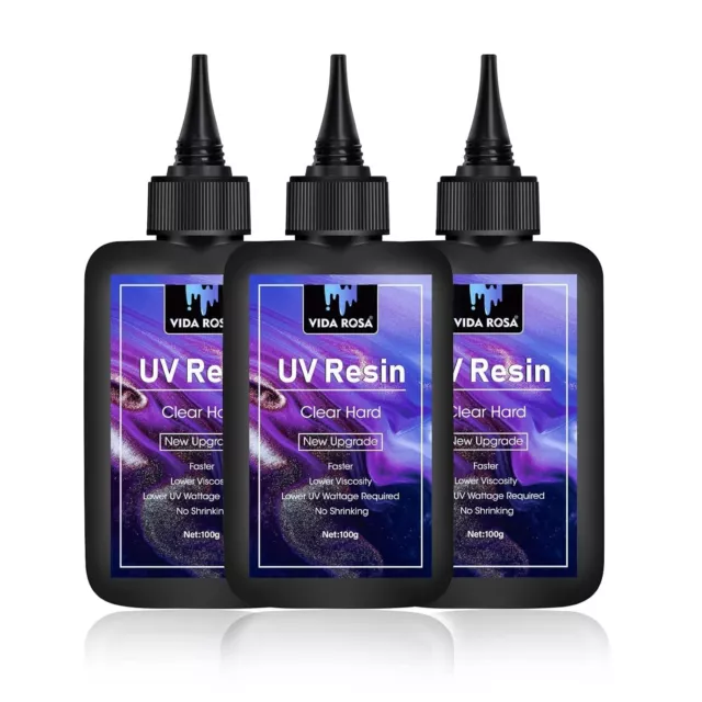 VidaRosa Résine UV 300g - VIDA ROSA RESIN Résine époxy durcissante ultraviolette