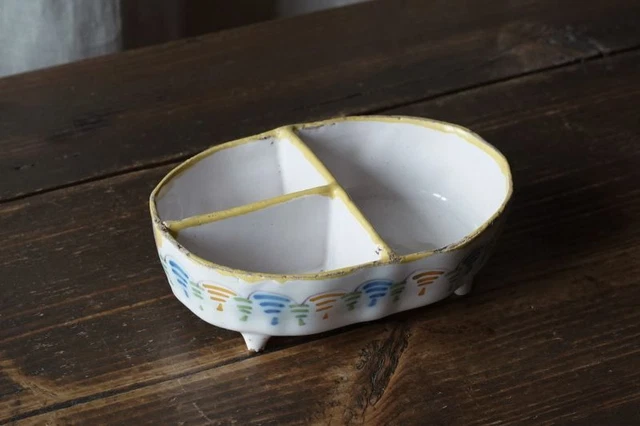 Serie de pots a epices et condiments en ceramique peinte a la main les romarines - Arts de la table