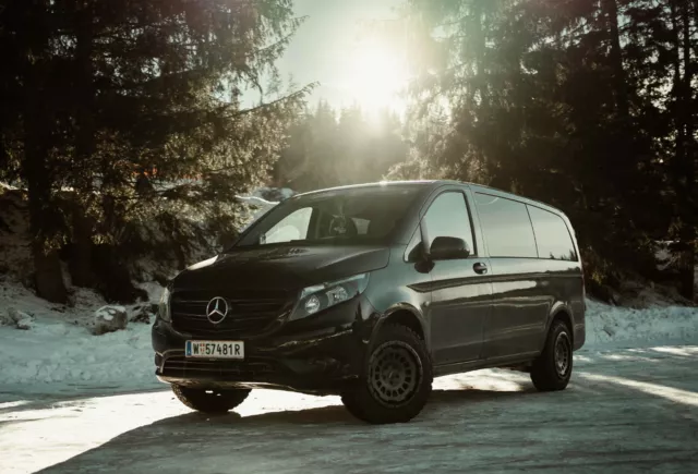 Höherlegungsfahrwerk für Mercedes V-Klasse Vito Marco Polo + 35mm Eibach Bilstei