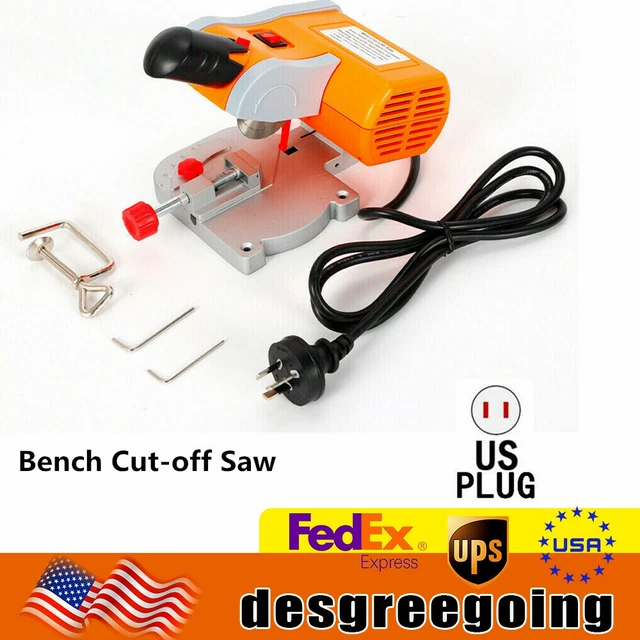 2& MINI BENCHTOP Cutoff Chop Saw Miter Saw 45°Angle Wood Metal Steel