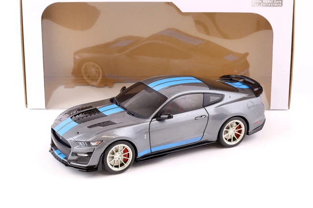 Miniature Ford Shelby Mustang GT500 2020 Bleu Métallisé 1:18 Maisto - Neuf En Boîte