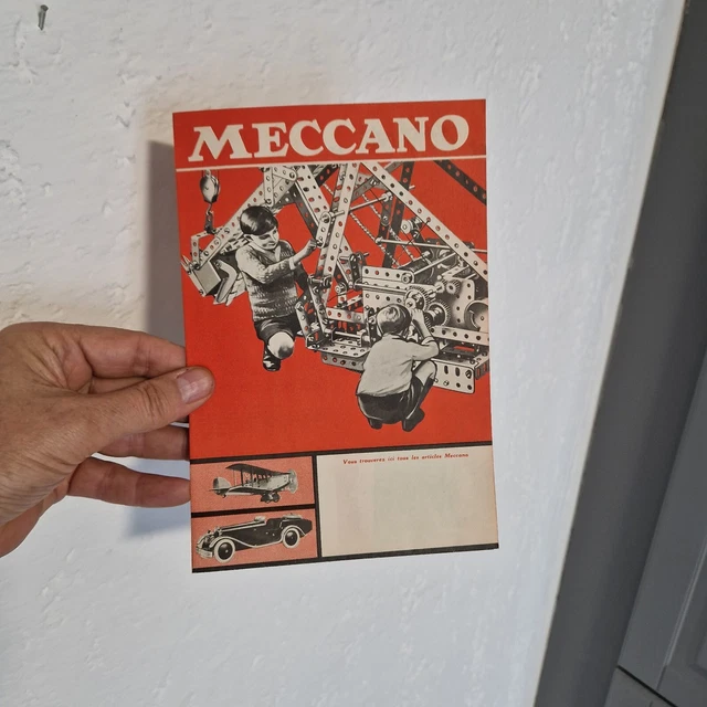 MECCANO 1971 affiche CONCOURS méccano de poche 30 cm x 40 cm