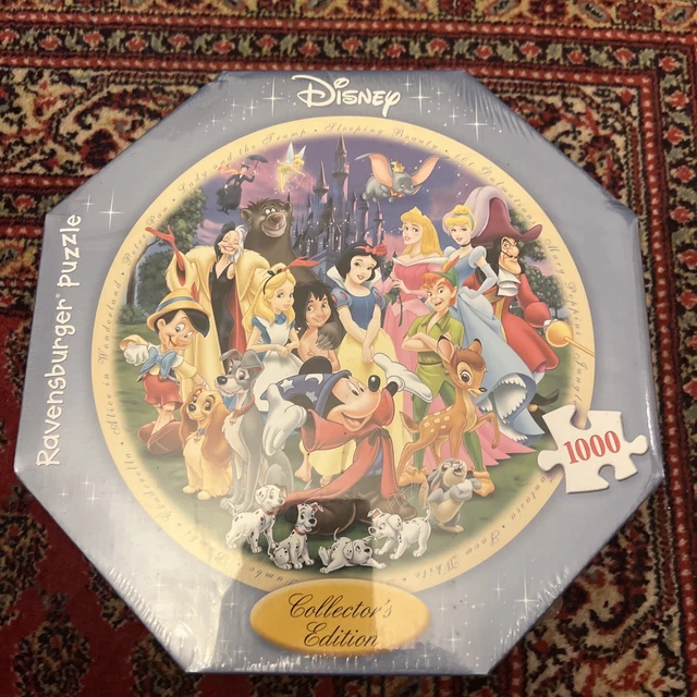 RARE RAVENSBURGER DISNEY Collector's Edition Circular Puzzle 1000 Piece ...