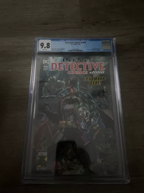 Detective Comics #1000 Cgc 9.8 Jim Lee Alex Sinclair Nm 2019 Main Cover A