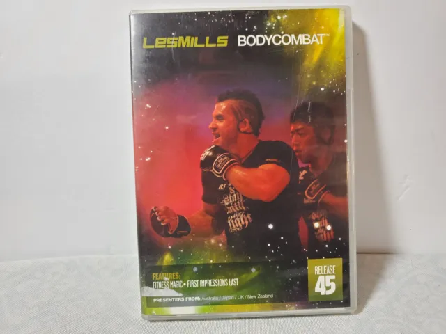 LES MILLS BODYCOMBAT 45 DVD, CD, booklet/choreography body combat 