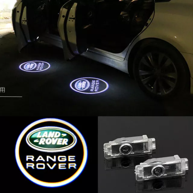 2X HD Car Door Ghost Shadow Welcome Projector Light For Land Rover Sport