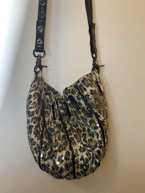 Mimco leopard print bag hotsell