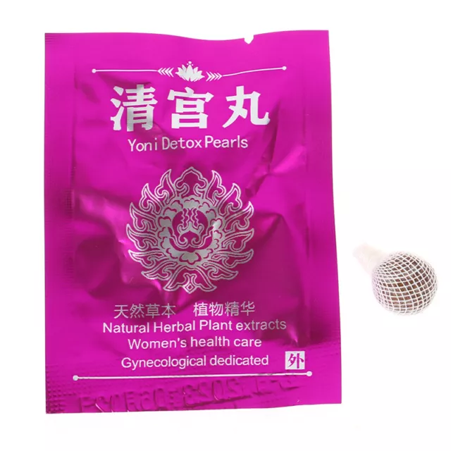 Herbal Tampon for Women Clean Point Tampons Vaginal Detox Pearls Womb Pearls