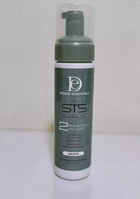Design Essentials  STS Express Smoothing Mousse 8 oz Smooth Frizz up to 12 weeks