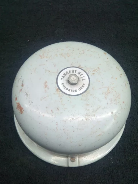 Campana alarma antirrobo vintage de Gante. 6 / 12 VDC. Probado.