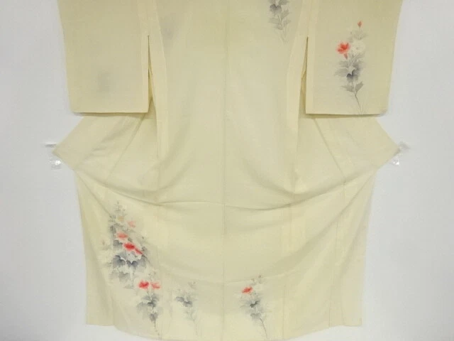37001# Japanese Kimono / Antique Kimono For Summer / Flower