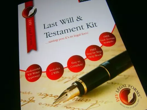SINGLE PERSON, BUDGET LAST WILL AND TESTAMENT KIT, 2024 BRAND NEW Edition.