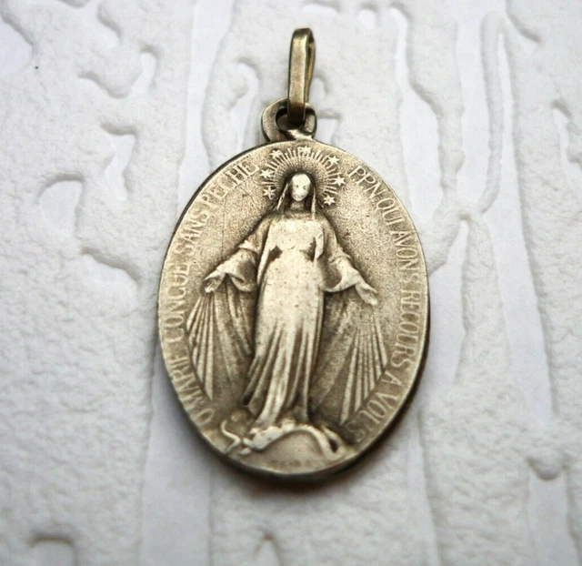 MÉDAILLE RELIGIEUSE ANCIENNE de la Miraculeuse-Ref 119 EUR 5,00