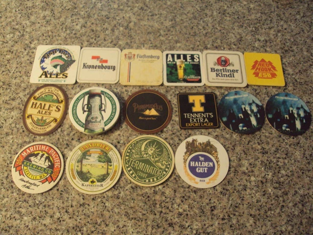 21 Assorted Beer Coaster International and Craft Beer ID:86890