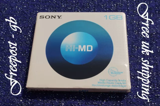 Rare Sony HMD1GA 1GB Hi-Md Acoustique Minidisc - Up Pour 45 Heures