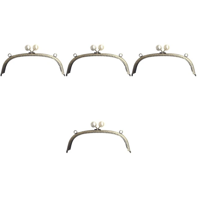 80 .5cm DIY Craft Frame Purse Kiss Clasp Locks Pearl Handbag Coin Purse