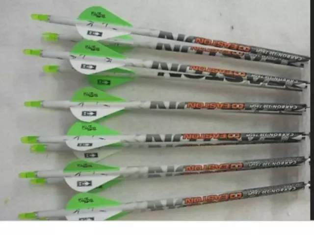 Easton da torch 400 arrows with nock and inserts one dozen