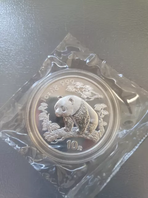 1 Oz Silver Yuan Panda 1997 Commemorative coin "Visit China"