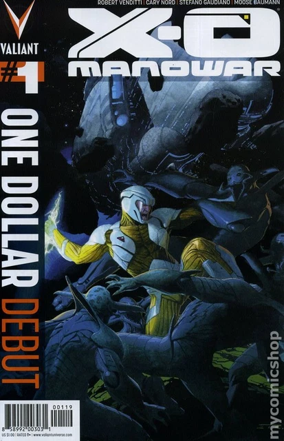 X-O Manowar One Dollar Debut Edition #1 FN 2013 Stock Image