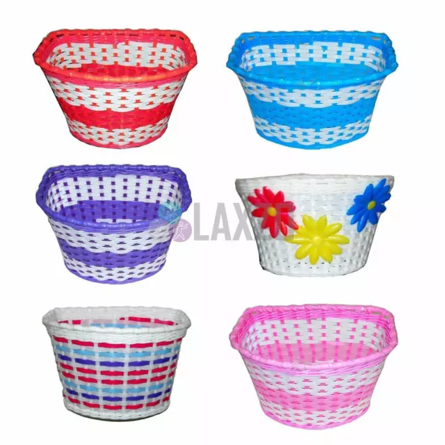 Girls Bicycle Basket Flower/Shopping Childs/Childrens/Kids Bike/Cycle