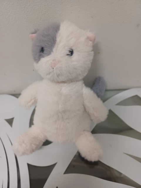 JELLYCAT MUNCHKIN CAT Plush Rare Retired Grey And White Small Ex jellycat-munchkin-cat-plush-rare-retired-grey-and-white-small-ex