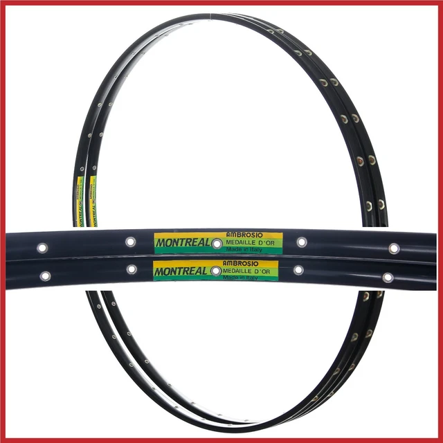 70S ROAD BIKE steel rims Rigida Chrolux Chromage Superieur