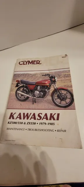 Clymer Kawasaki KZ500/550 & ZX550 1979-1985 Service Repair Maintenance - #
