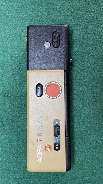 Vintage Macchina fotografica Agfa Tramp Cns 400 a rullino con flash anni '80