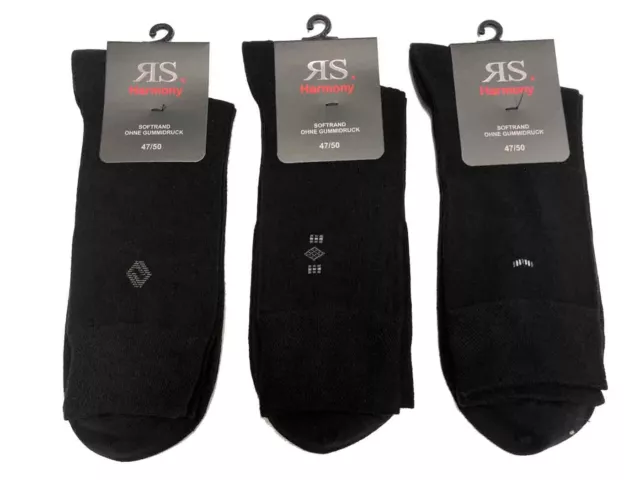 3 paar Socken ohne Gummidruck mit Softrand - RS 31005