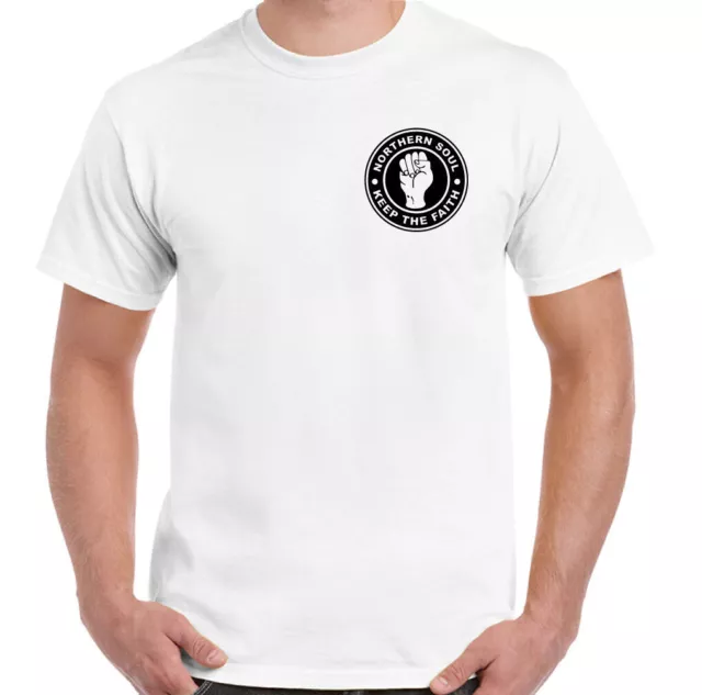 Northern Soul Keep The Faith Mens Music T-Shirt Dance Motown MOD Scooter