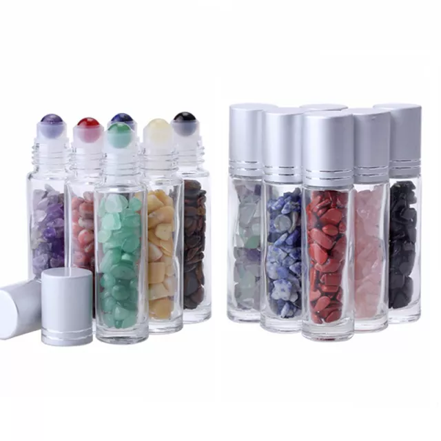 Essential Oil Bottles Roll On Roller Ball Healing Refillable Bottle Container❤